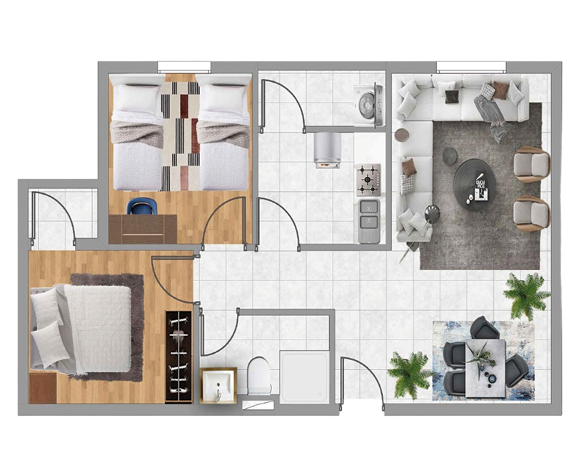 Plan d'appartement